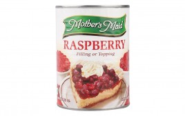 Mother's Maid Raspberry Pie Filling or Topping   Tin  595 grams